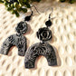 A stunning black rose Dangle